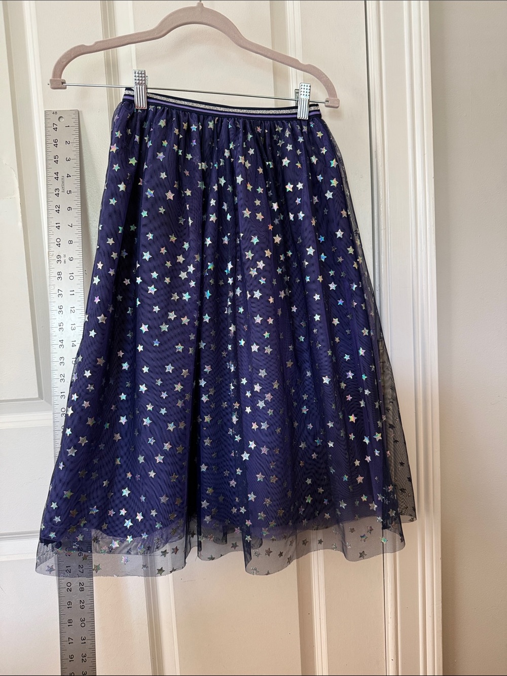 Cat & Jack Navy Star Tulle Skirt